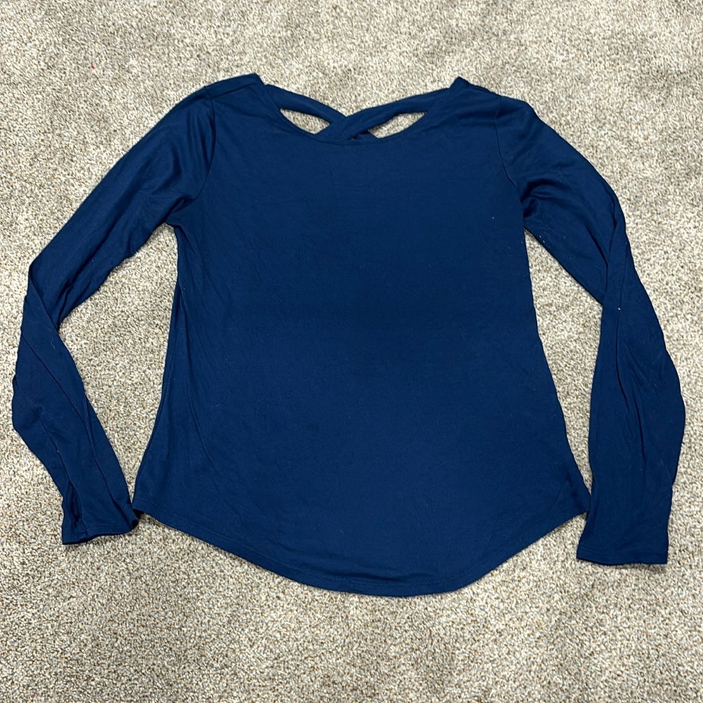Gap Fit Navy Long Sleeve Top
